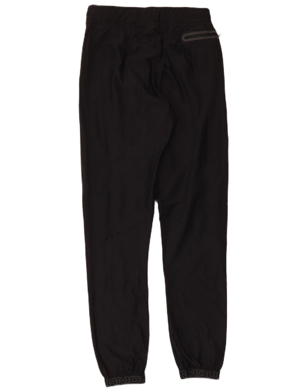 UNDER ARMOUR Womens Graphic Tracksuit Trousers Joggers Small  Black