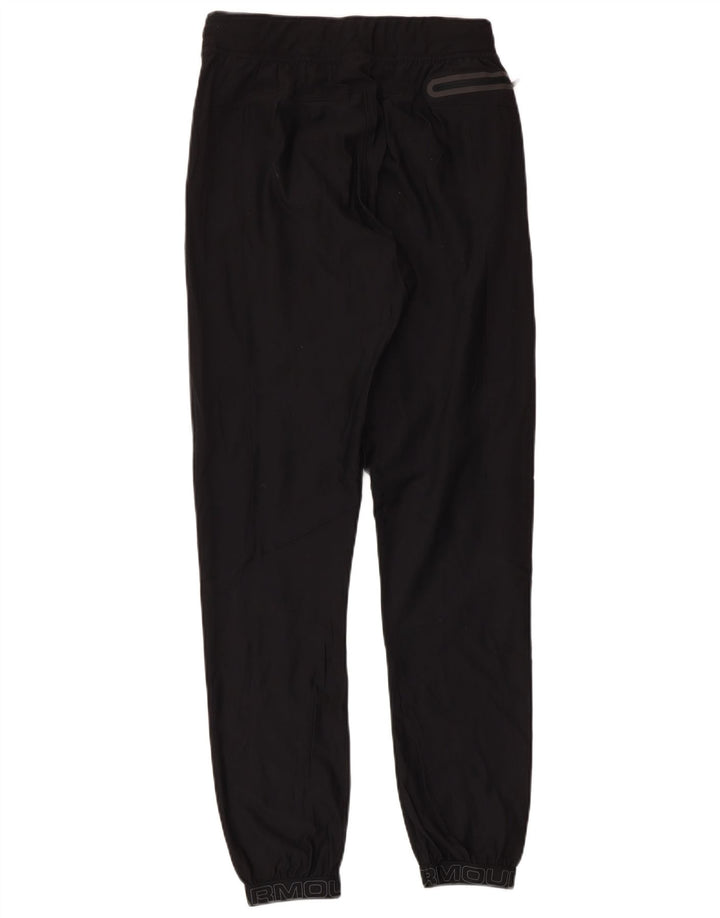 UNDER ARMOUR Womens Graphic Tracksuit Trousers Joggers Small  Black