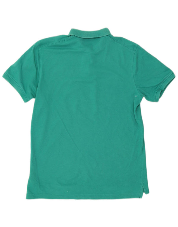 Nike Mens Dri Fit Polo Shirt Medium Green Cotton