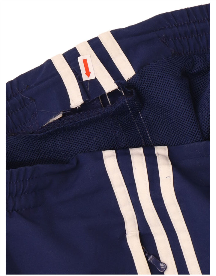 Adidas Mens Tracksuit Trousers UK 38/40 Medium Navy Blue Polyester