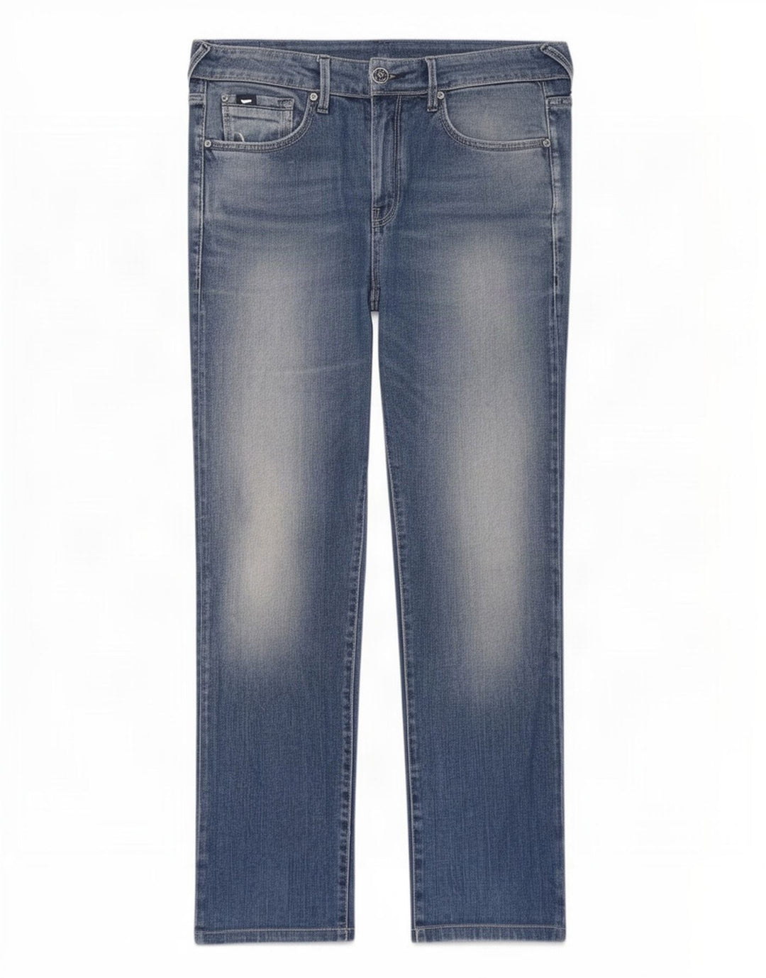 Gas Mens Straight Jeans W36 L30 Blue