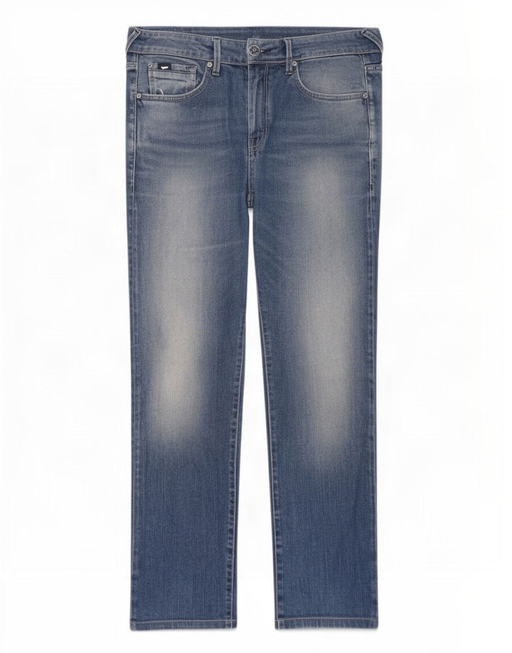 Gas Mens Straight Jeans W36 L30 Blue