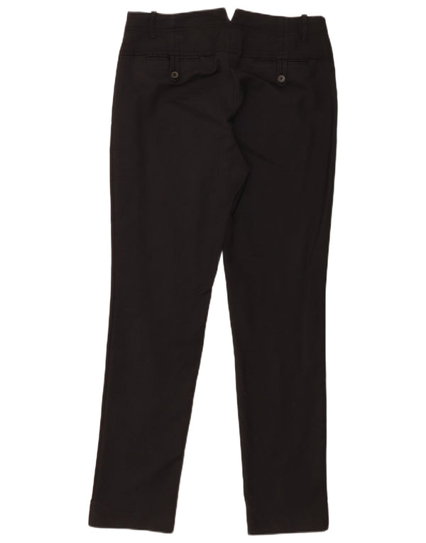 Zara Womens Slim Casual Trousers EU 42 Large W32 L29 Black