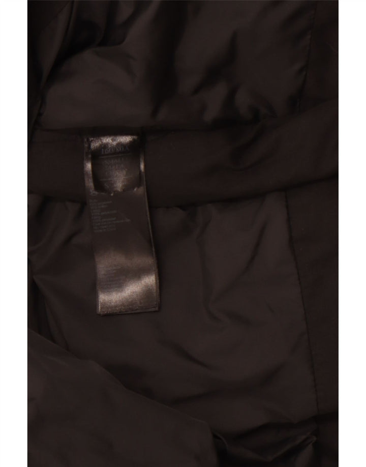 ALL SAINTS Womens Hooded Padded Jacket UK 10 Small Black Polyester