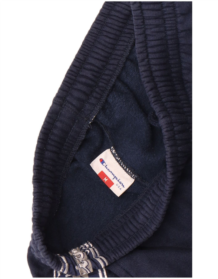 Champion Mens Graphic Tracksuit Trousers Medium  Navy Blue Colourblock