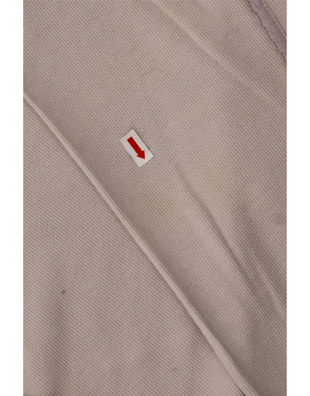 HUGO BOSS Mens Top Long Sleeve XL Off White Colourblock Cotton