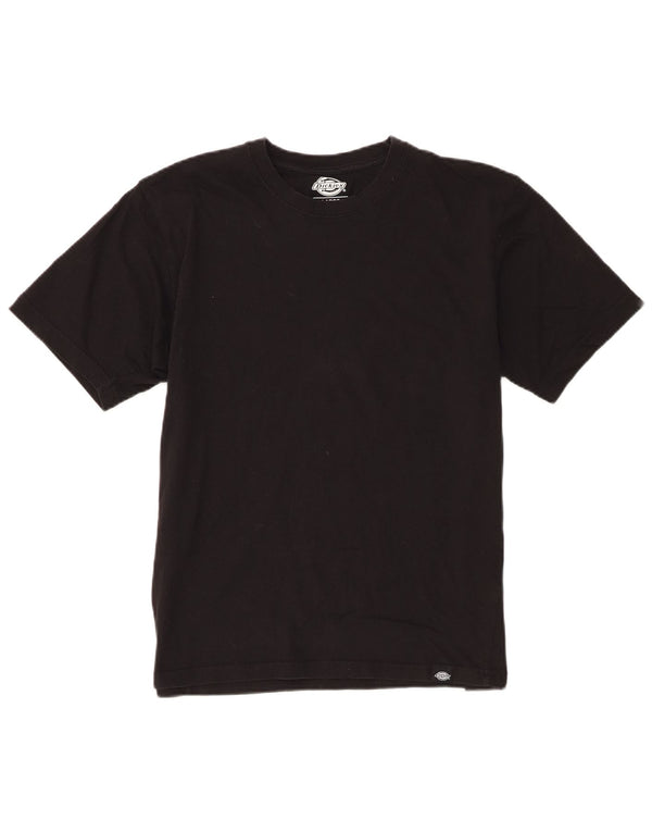 Dickies Mens T-Shirt Top Large Black Cotton