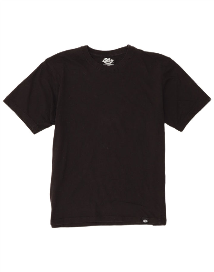 Dickies Mens T-Shirt Top Large Black Cotton