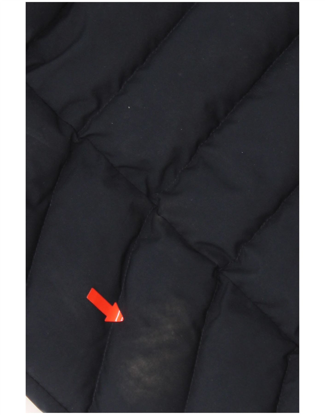 Superdry Womens Hooded Padded Coat UK 10 Small Navy Blue Polyester