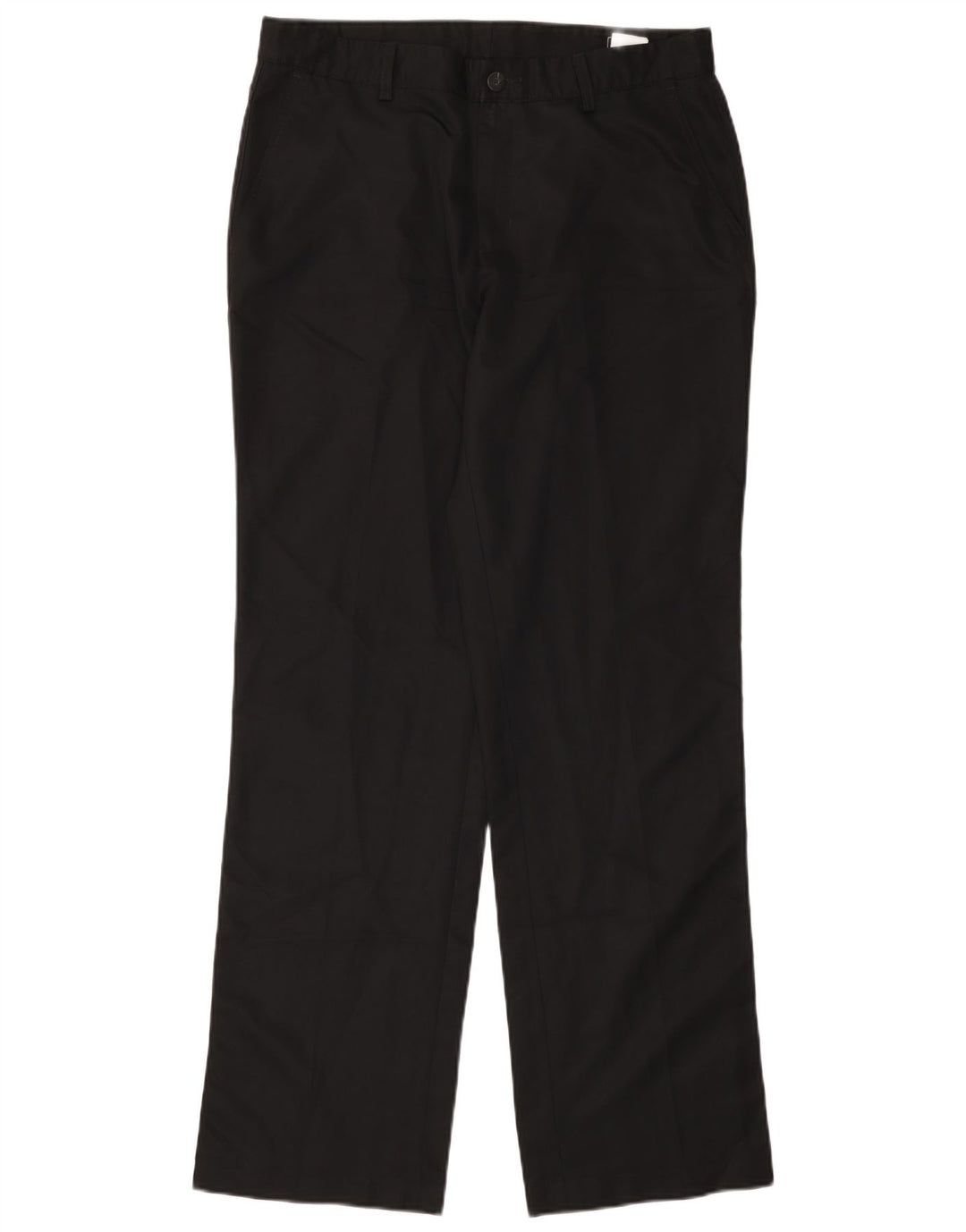 ADIDAS Mens Climalite Straight Chino Trousers W34 L34  Black Polyester