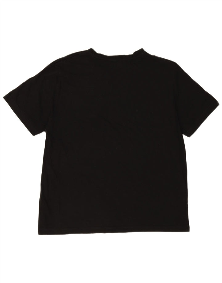 PUMA Mens T-Shirt Top Large Black Cotton