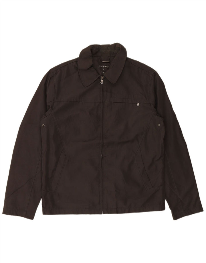 CALVIN KLEIN Mens Utility Jacket UK 36 Small Grey Polyester