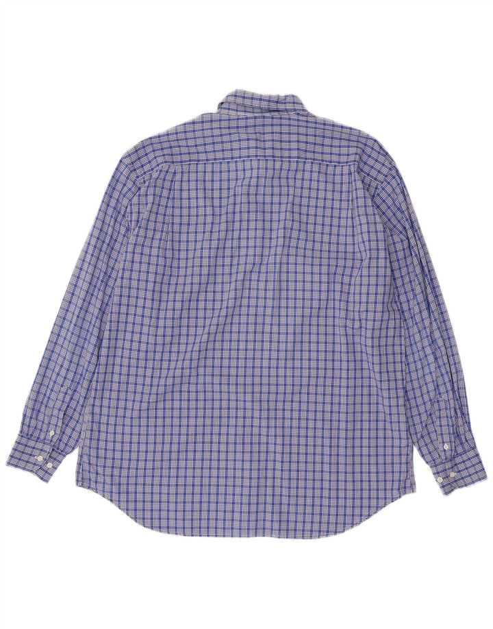 Cerruti 1881 Mens Shirt XL Blue Check