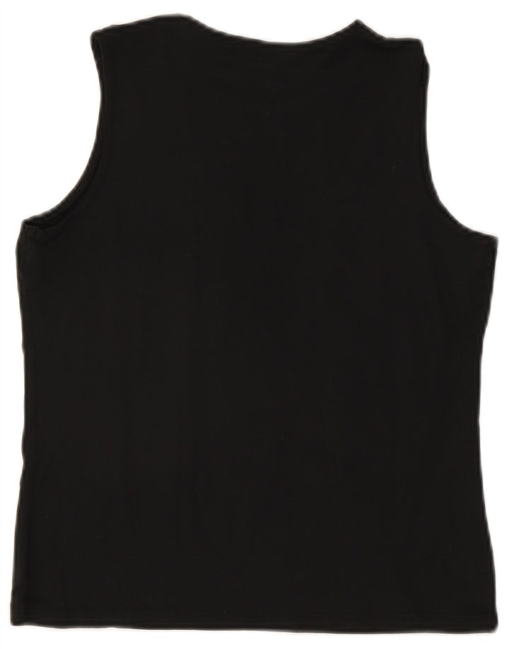MOSSIMO Womens Vest Top UK 10 Small Black Nylon