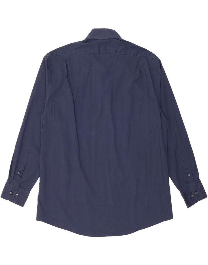 DOCKERS Mens Shirt Size 16 1/2 Large Navy Blue Vintage Dockers and Second-Hand Dockers from Messina Hembry 