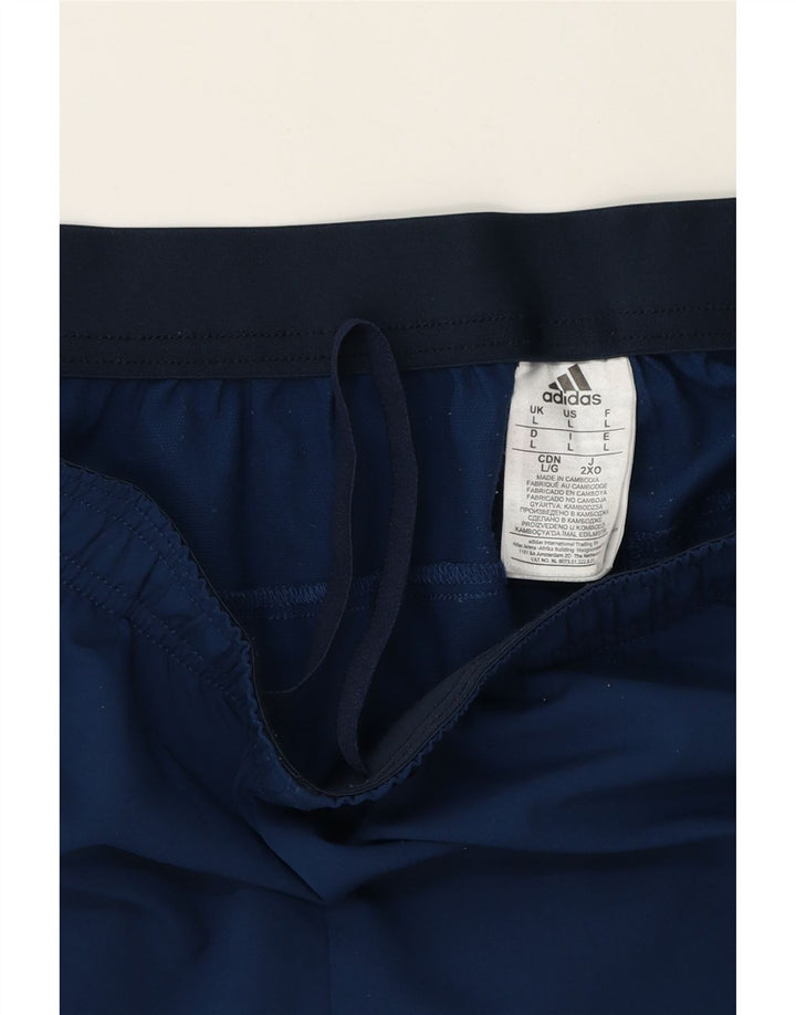 ADIDAS Mens Climacool Tracksuit Trousers Joggers Large Navy Blue Polyester Vintage Adidas and Second-Hand Adidas from Messina Hembry 