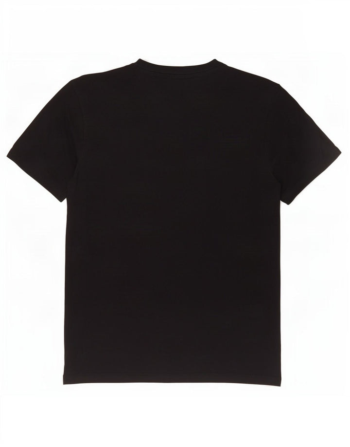 Hugo Boss Mens Graphic T-Shirt Top Medium Black