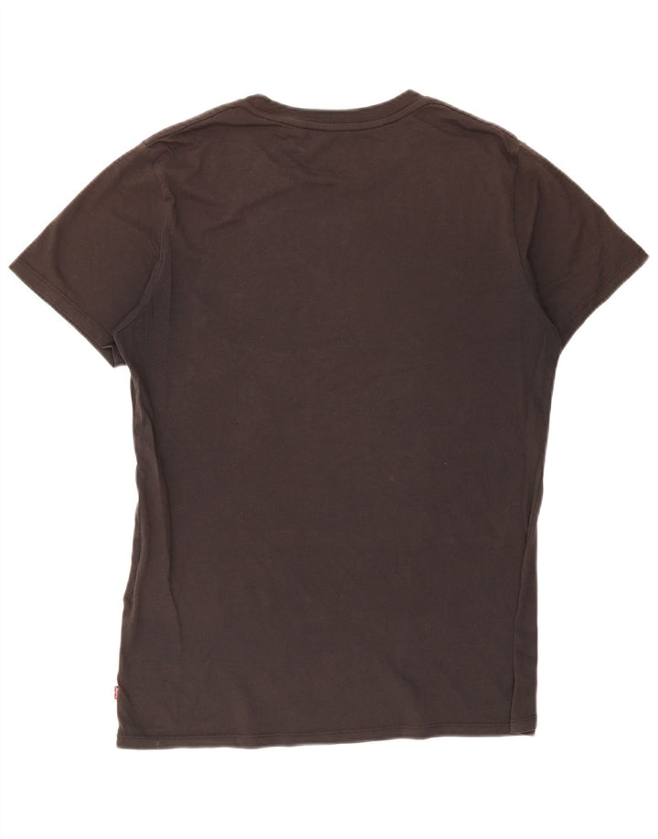 Levi's Mens Graphic T-Shirt Top Medium Grey Cotton