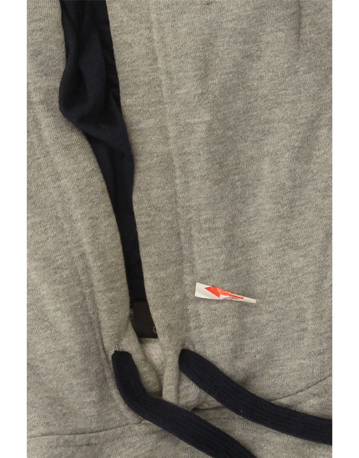 Starter Mens Hoodie Jumper Medium Grey Cotton