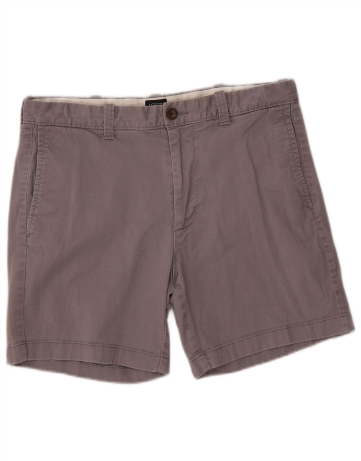 J. CREW Mens Chino Shorts W32 Medium Grey Cotton