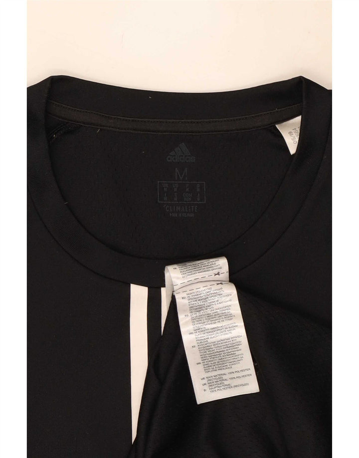 Adidas Mens Climalite Top Long Sleeve Medium Black Polyester
