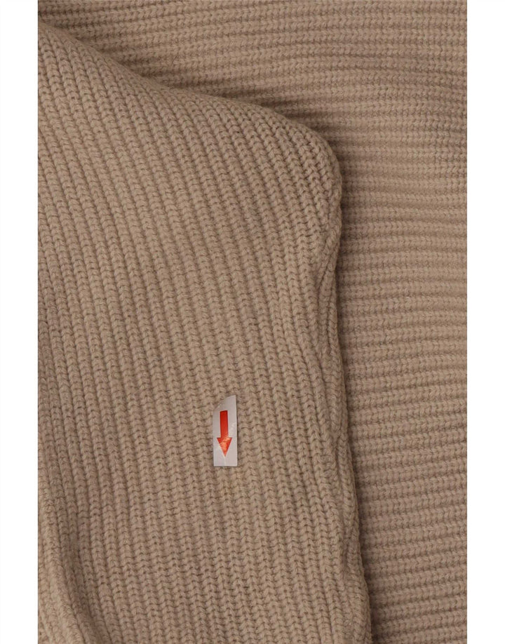 Marks & Spencer Womens Turtle Neck Jumper Sweater UK 8 Small Beige