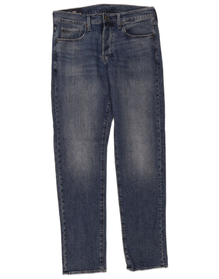 G-STAR Mens Slim Jeans W30 L32 Blue Cotton