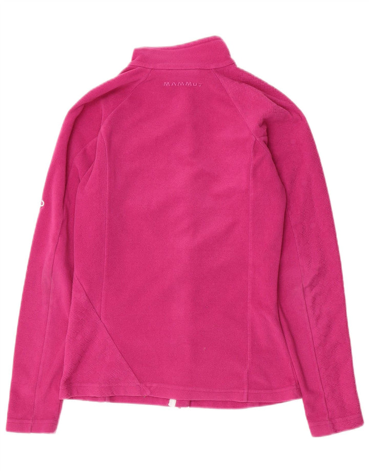 Mammut Womens Fleece Jacket UK 6 XS Pink Polyester