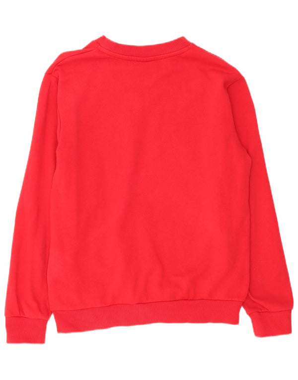 Fila Mens Graphic Sweatshirt Jumper Medium Red Cotton