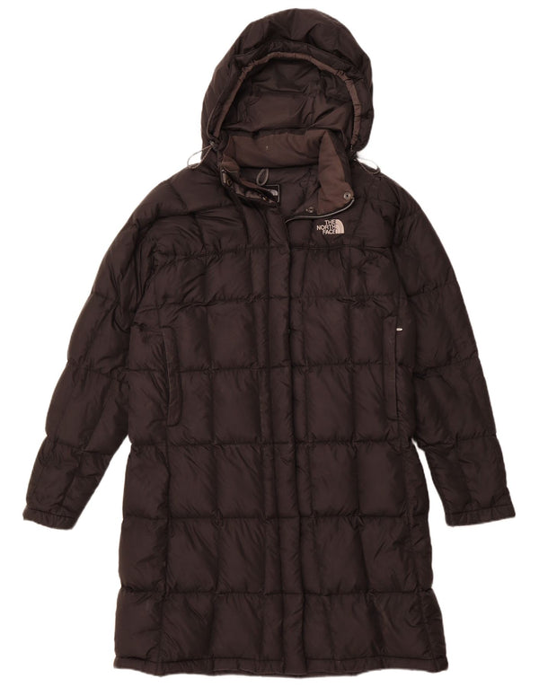 THE NORTH FACE Womens Hooded Padded Coat UK 40 Large Black Nylon