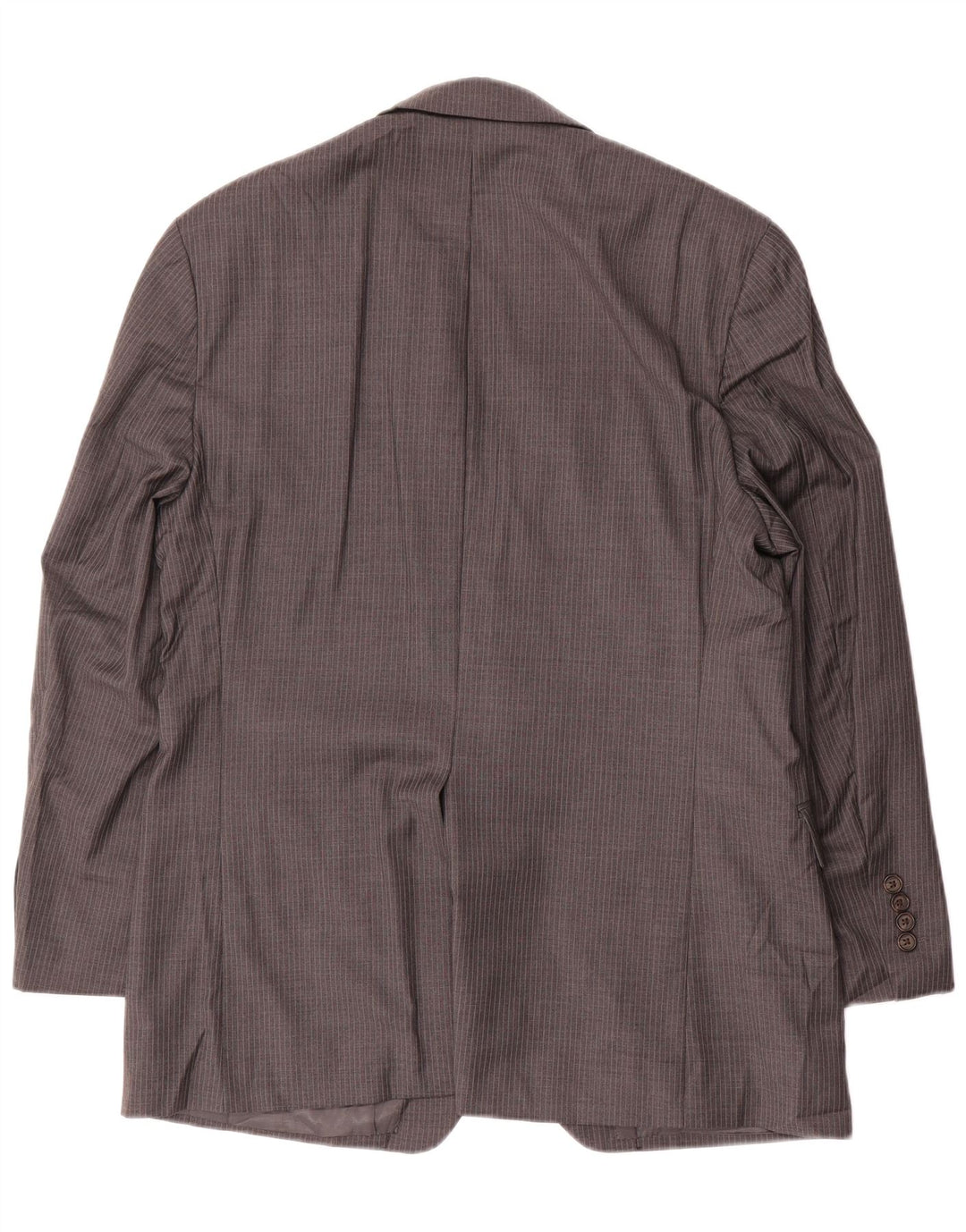 Ralph Lauren Mens 2 Button Blazer Jacket UK 40 Large Grey Pinstripe Wool