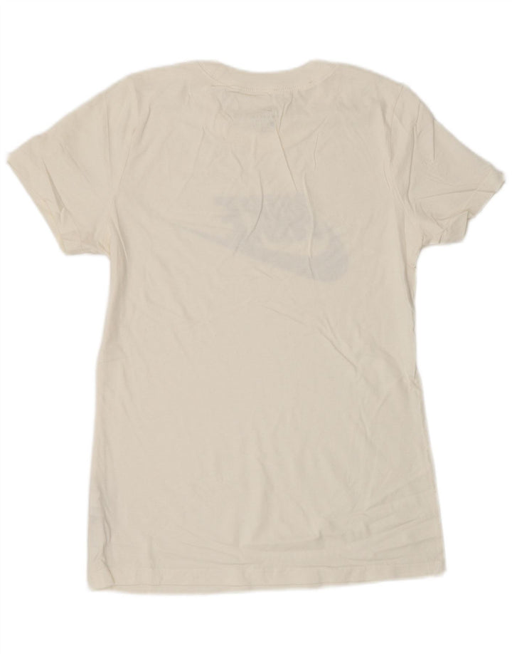 NIKE Womens Graphic T-Shirt Top UK 6 XS White