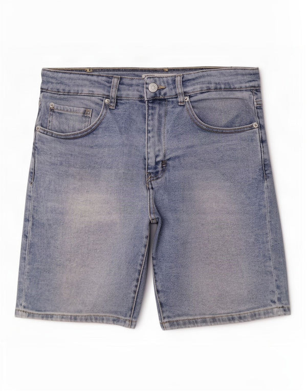 Zara Mens Denim Shorts EU 40 Medium W31 Blue