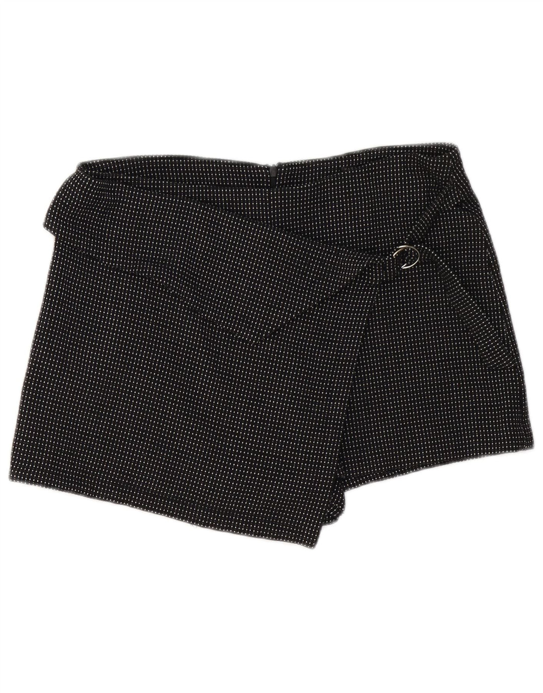 Zara Womens Mini Wrap Skirt Medium W30  Black Geometric