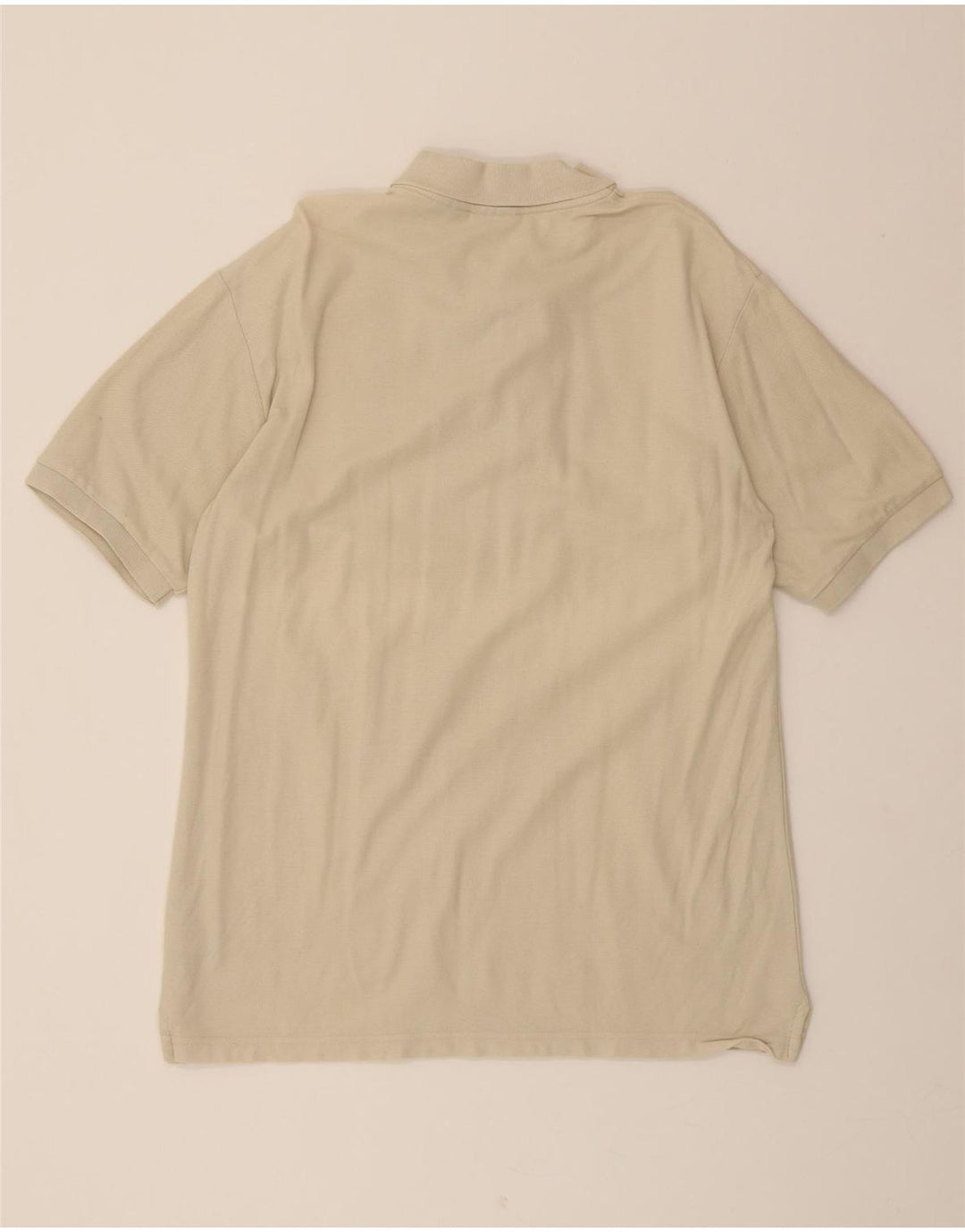 FILA Mens Polo Shirt Large Beige Cotton Vintage Fila and Second-Hand Fila from Messina Hembry 