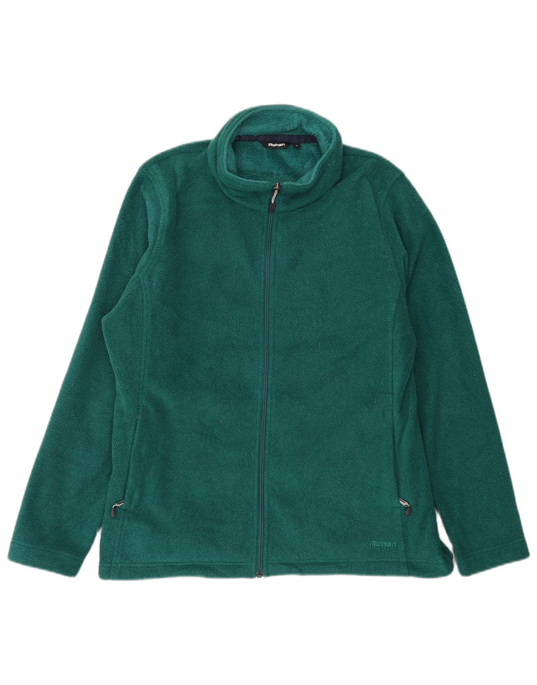 Rohan Womens Fleece Jacket UK 16 Large Green Polyester