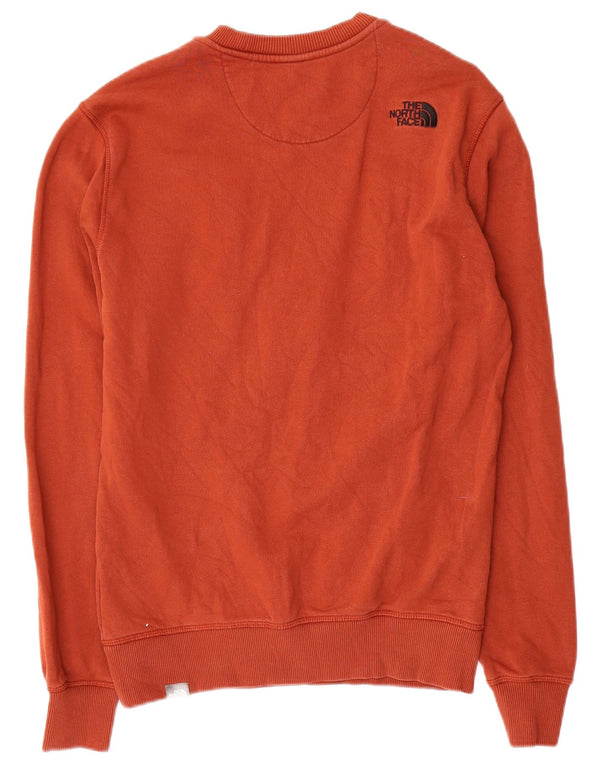 THE NORTH FACE Mens Graphic Sweatshirt Jumper Medium Orange
