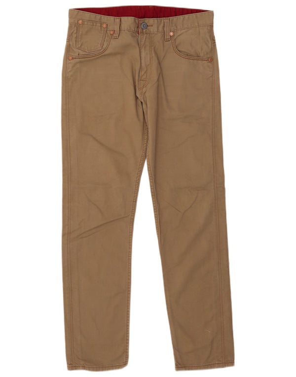 Levi's Mens 508 Regular Tapered Jeans W31 L32 Beige Cotton