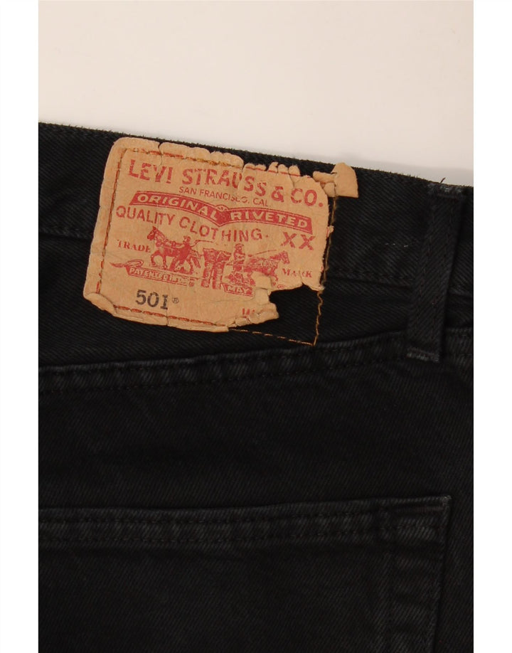 LEVI'S Mens 501 Straight Jeans W32 L31 Black