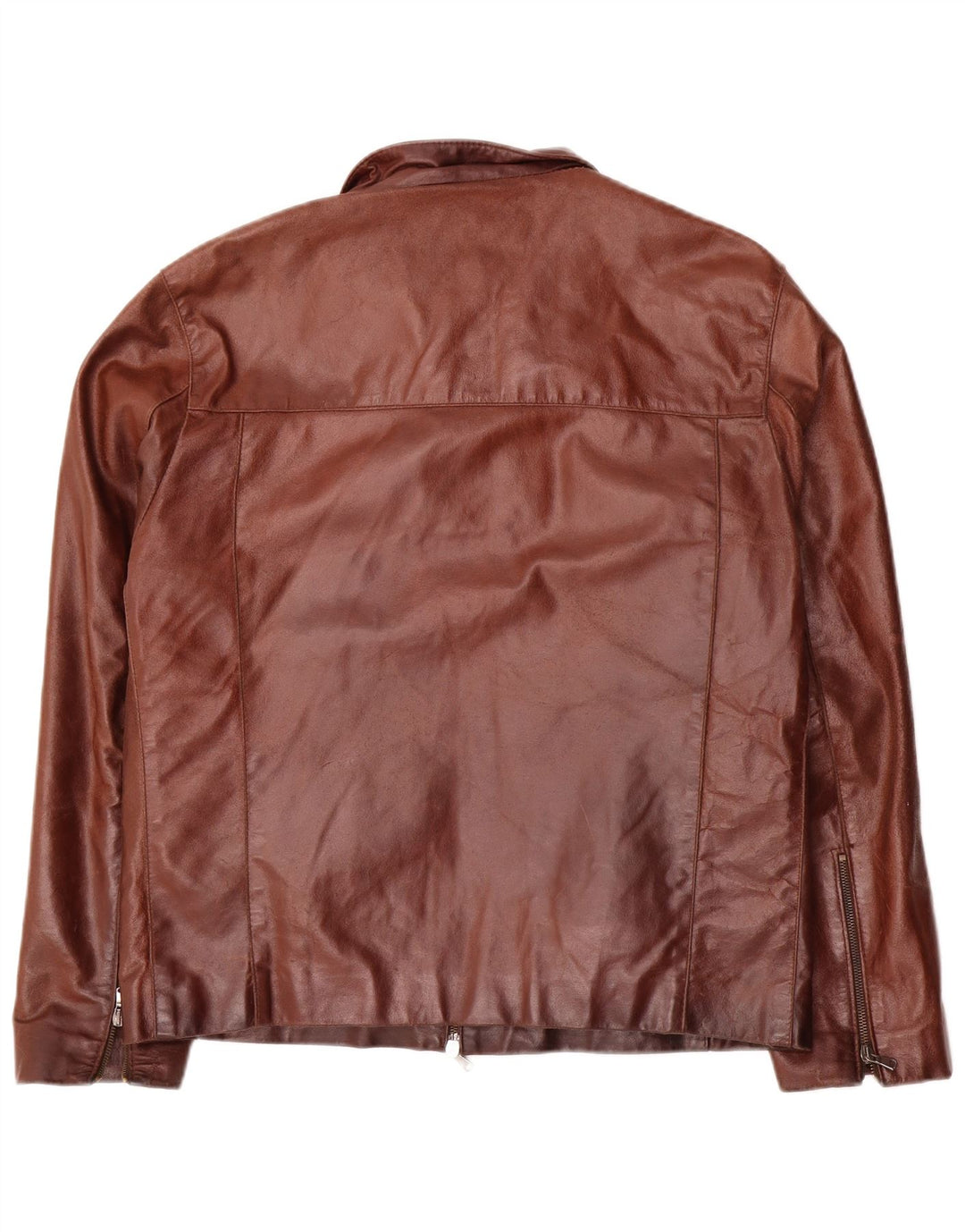 Mens Leather Jacket UK 40 Large