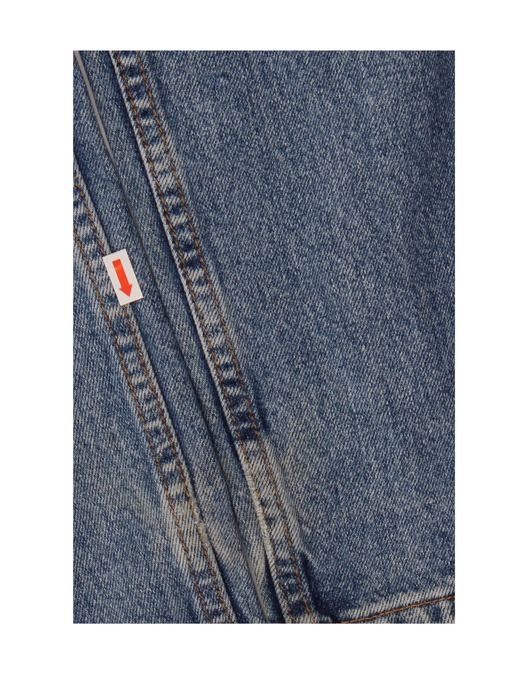 LEE Mens Kansas Straight Jeans W36 L32 Blue Cotton
