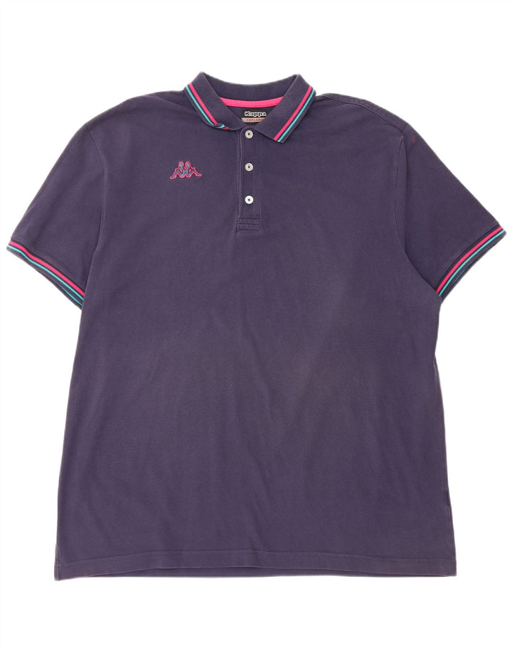Kappa Mens Polo Shirt 3XL Navy Blue