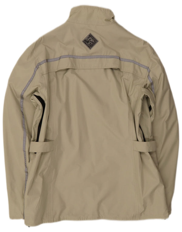Tucano Urbano Mens Racer Jacket UK 38 Medium Beige Polyester
