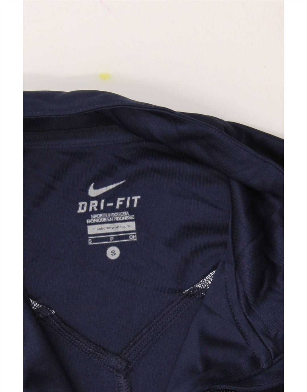 NIKE Mens Liberty Flames Tracksuit Top Jacket Small Navy Blue Polyester Vintage Nike and Second-Hand Nike from Messina Hembry 