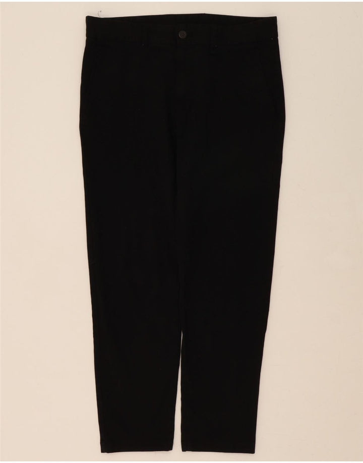 ZARA Mens Slim Chino Trousers EU 40 Medium W31 L28 Black Polyester Vintage Zara and Second-Hand Zara from Messina Hembry 