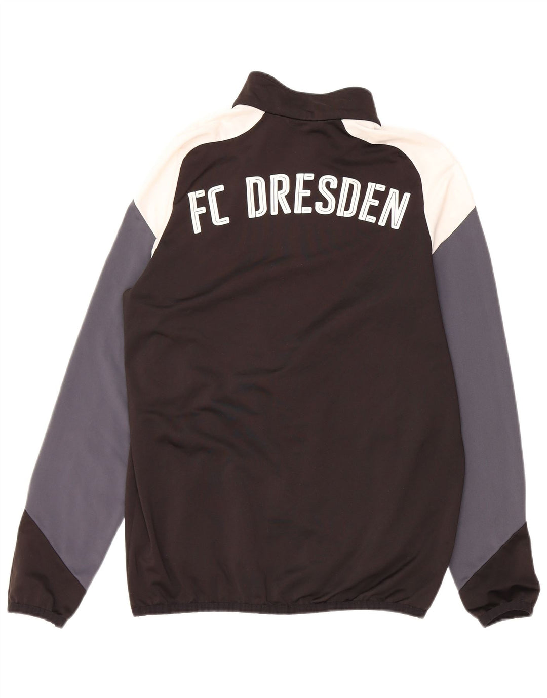 Puma Mens Graphic Tracksuit Top Jacket Medium Black Colourblock Polyester