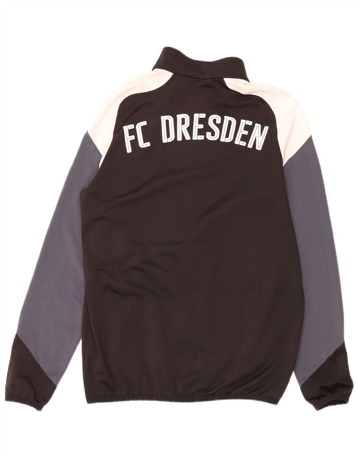 Puma Mens Graphic Tracksuit Top Jacket Medium Black Colourblock Polyester