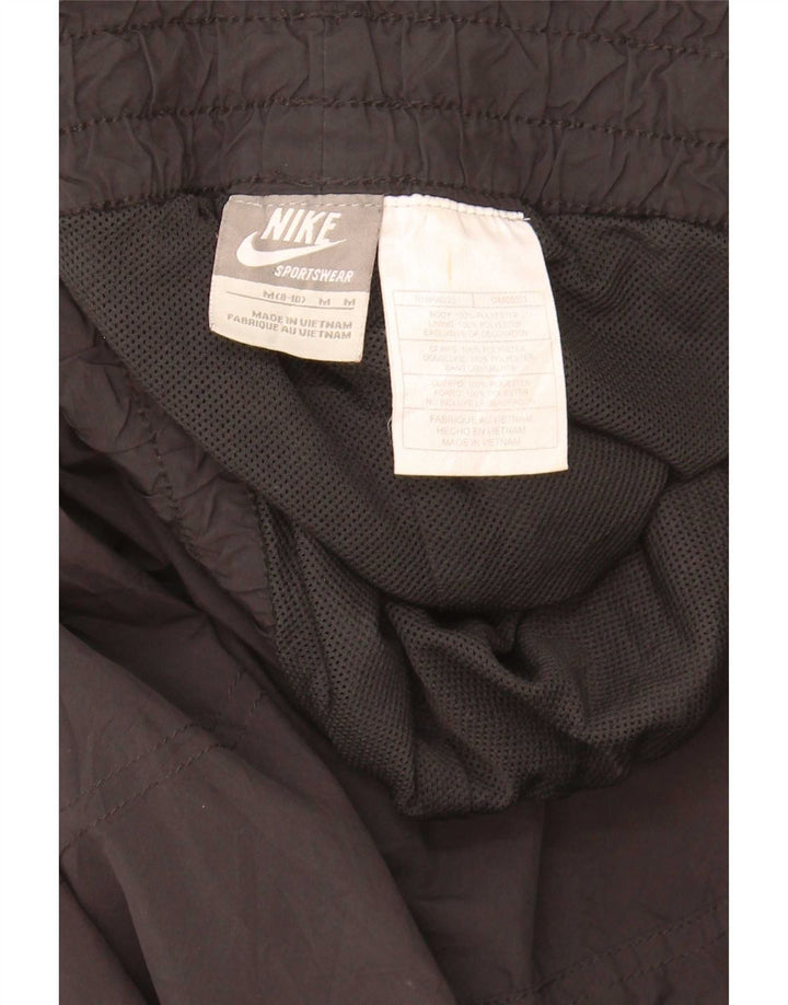 Nike Womens Tracksuit Trousers US 8/10 Medium Black Colourblock Polyester