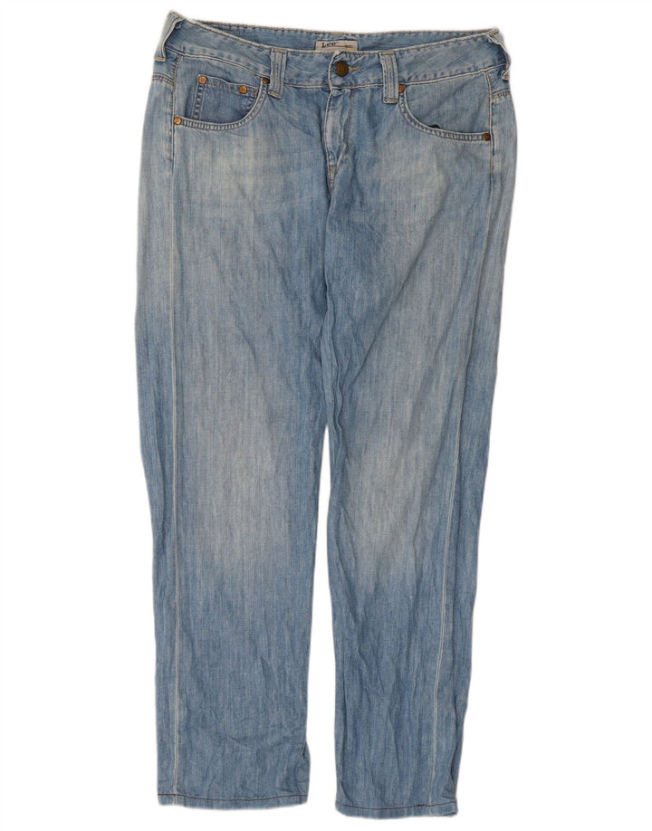 Lee Mens Avalon Straight Jeans W33 L33 Blue Cotton