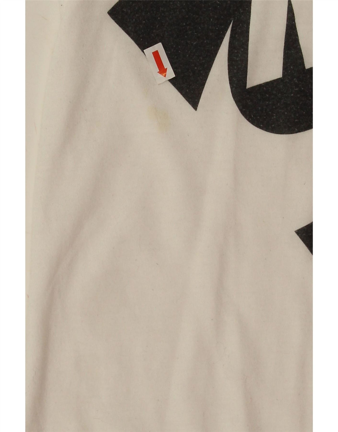 Nike Womens Oversized Graphic T-Shirt Top UK 6 XS White Polyester
